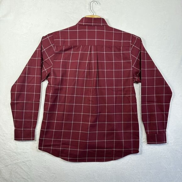 Dixxon The Underground Flannel Men’s Size Large Long Sleeve Pearl Snap Red NWOT - Picture 6 of 16